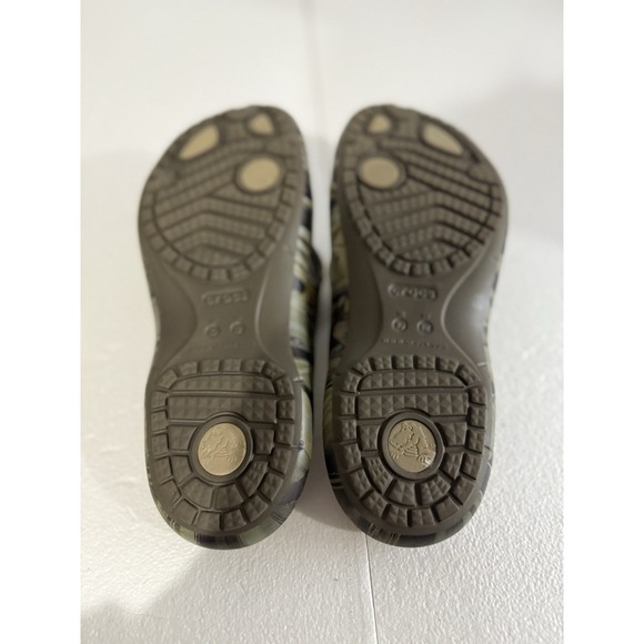 Mens 10 Crocs Realtree Camo Flipflops Slide On Sandals Comfort Casual Beach - Picture 3 of 3